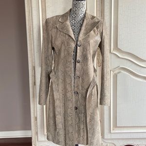 Marvin Richards 1980’s python leather trench